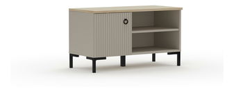 Botník (skříňka na boty) Demandaron (taupe + dub silverjack)