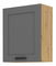 Horní kuchyňská skříňka Lucid 60 G 72 1F (dub artisan + dustgrey)