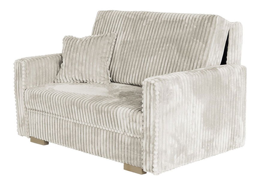 Rozkládací pohovka Carivia Piano II (bílá) (s úl. prostorem)