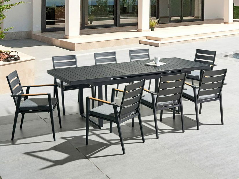 Zahradní stůl Valerian (černá)