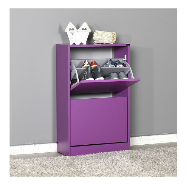 Botník (skříňka na boty) Tosina 2 (fialová)
