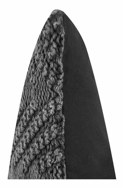 Polštář 45 x 45 cm KONDE (bavlna) (šedá)