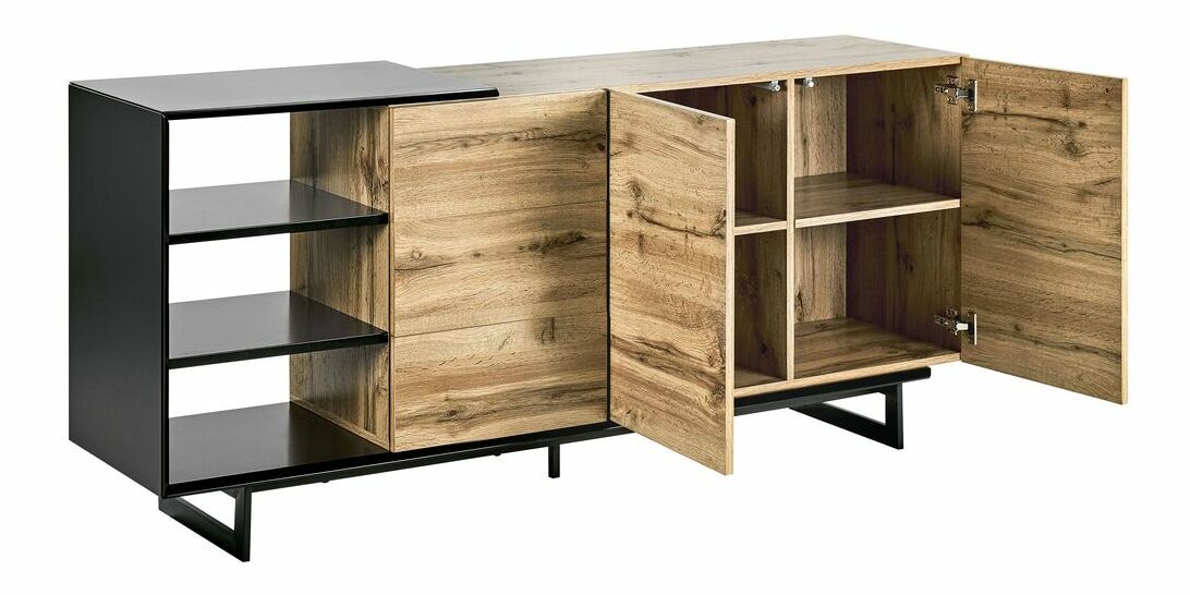 Komoda Finnick (světlé dřevo)