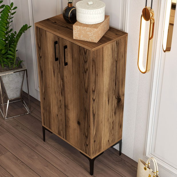 Skříňka na boty Praga 1 (ořech)