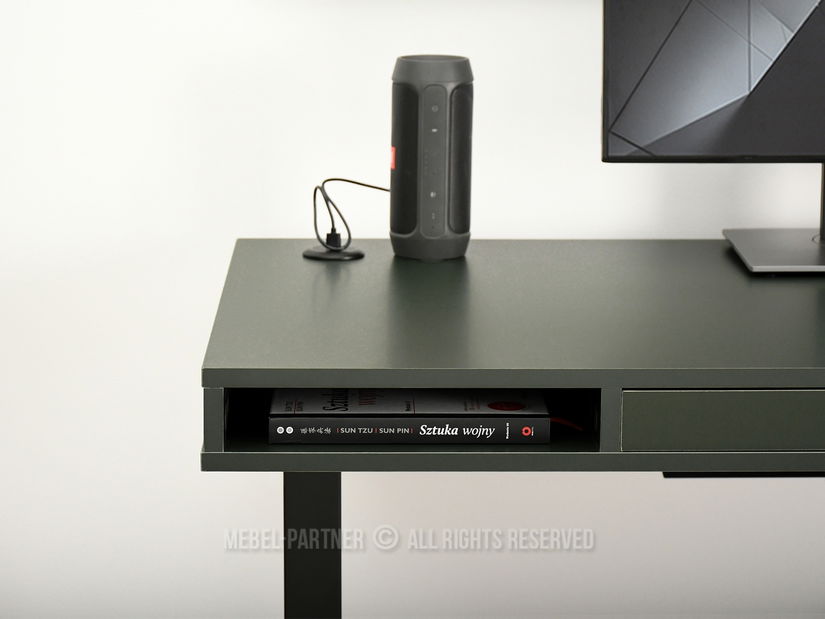 PC stolek Osto 120 (zelená + černá)