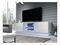TV skříňka/stolek Aura 2 (bílá + bílá lesklá)