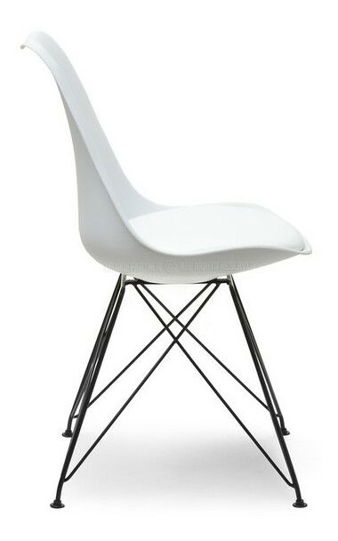 Židle Large Rod (bílá + černá)