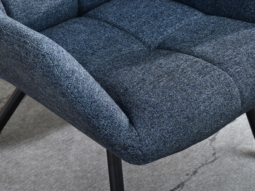 Relaxační křeslo Norweien (šedá + černá)