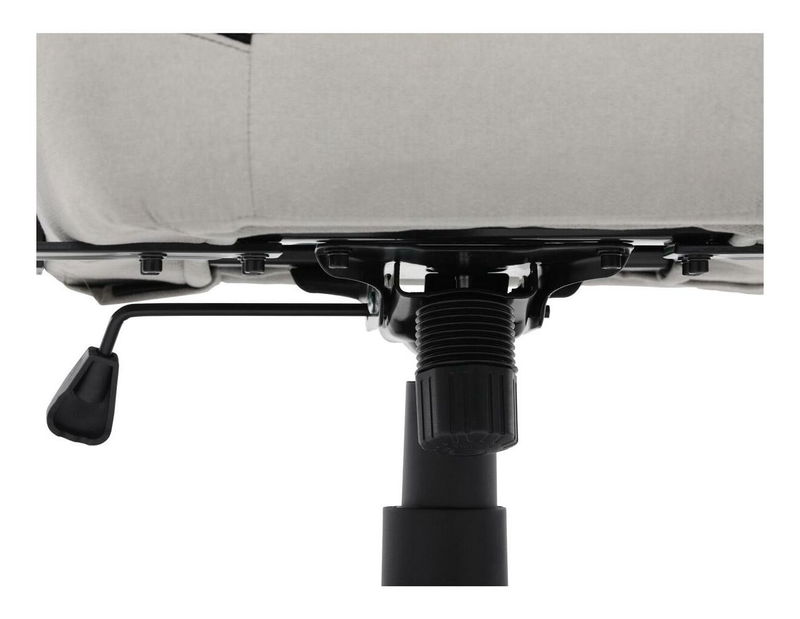 Herní křeslo Bloqueo (stříbrná)