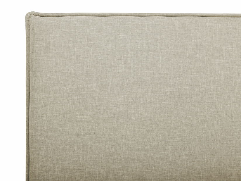 Manželská postel 140 cm SANCHEZ (s roštem) (béžová)