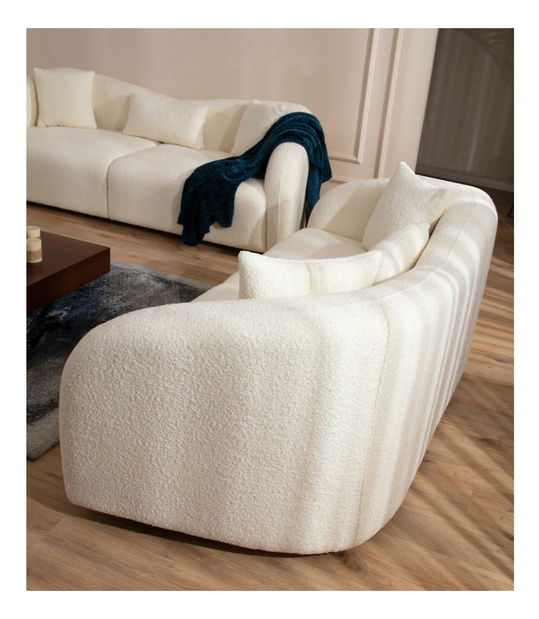 Pohovka dvousedačka Venedikt (krémová)