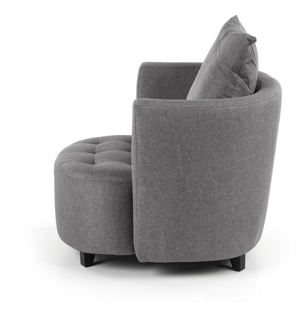 Křeslo Hampa (šedá)