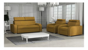 Sedací souprava Losar 3 + 1 + Lyseri 1 (kurkuma)