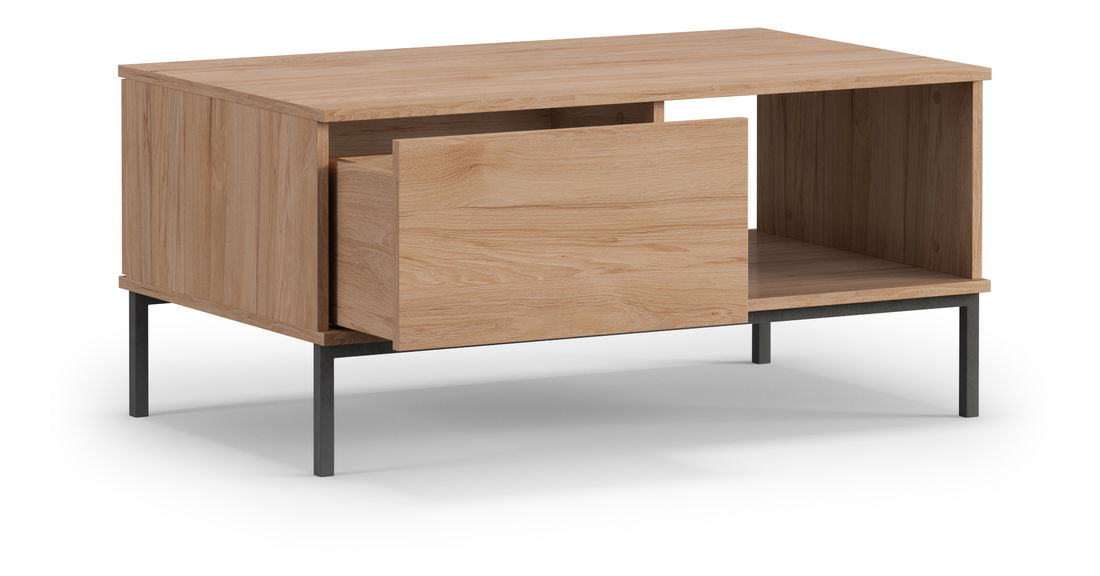 Konferenční stolek Quebec STO (bílá matná)