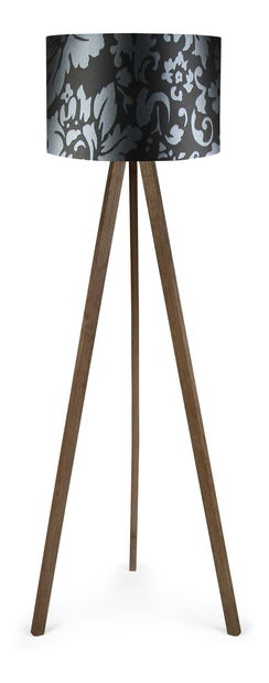 Stojanová lampa Ayurestada 1 (černá + šedá + hnědá)