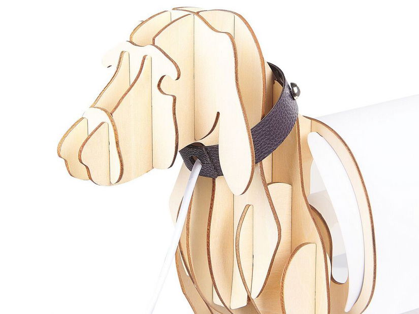 Stolní lampa Louza (světlé dřevo)