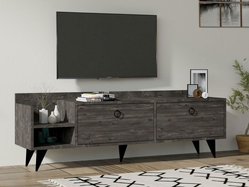 TV stolek/skříňka Bukume (antracit)