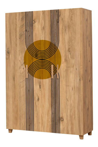 Šatní skříň Laurien HSU (atlantická borovice)