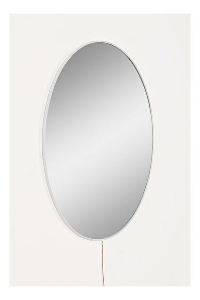 Zrcadlo Nubuki (bílá) (s osvětlením)
