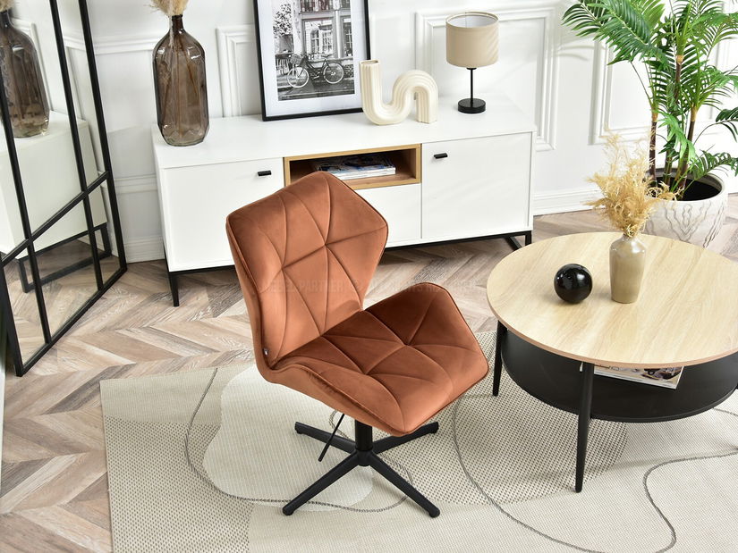 Křeslo Velma S (měděná + černá)