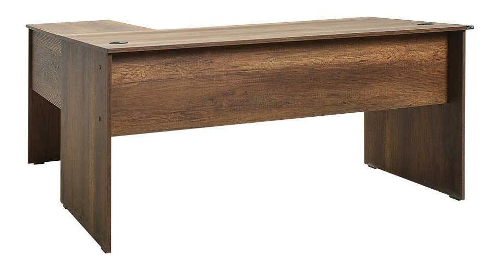 Rohový PC stolek Raven (ořech)