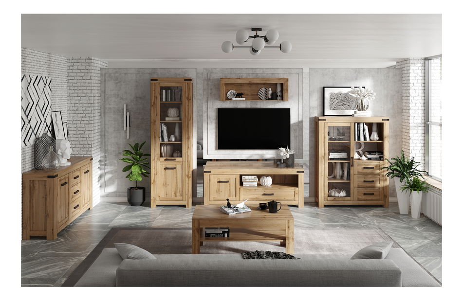 TV stolek/skříňka Mirella (dub wotan) *výprodej