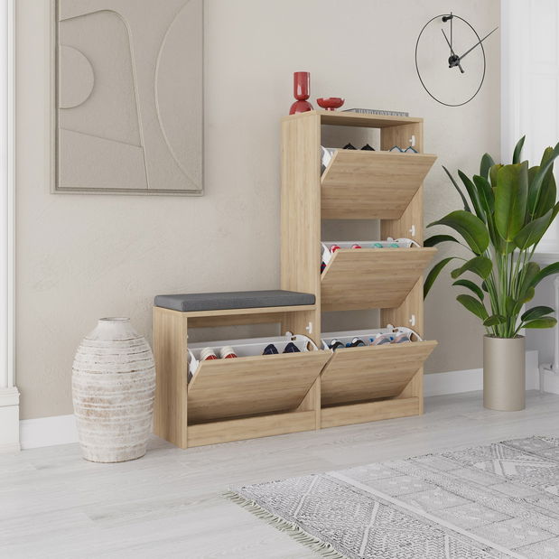 Skříňka na boty Dora (Dub)