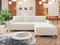 Rohová sedací souprava Bonzi (bílá)