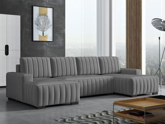 Rohová sedací souprava U Presto U (šedá)