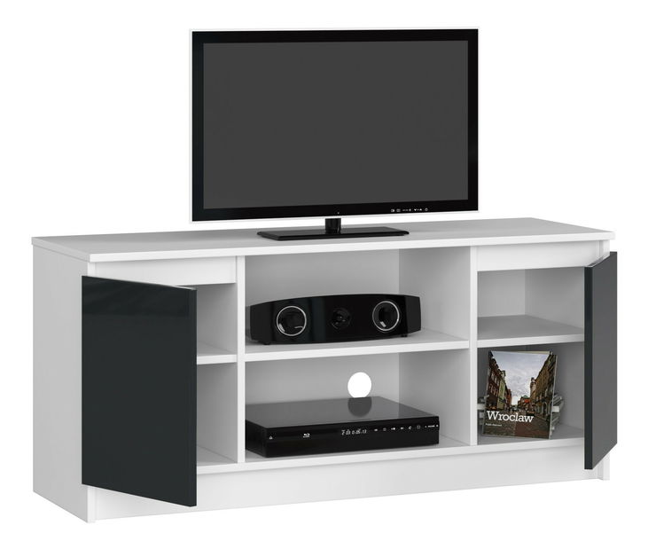 TV stolek Darian (grafit vysoký lesk)