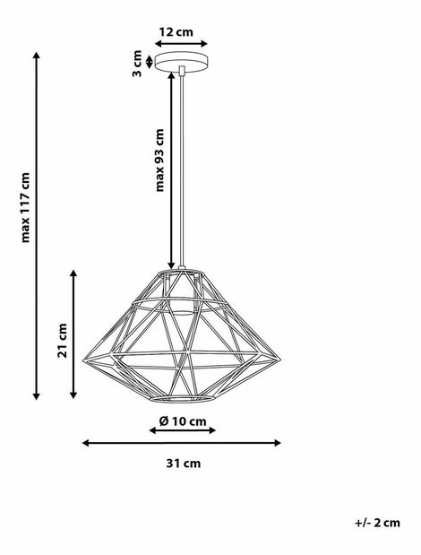Lustr Glan (měděná)