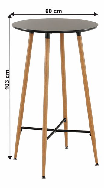 Barový stůl Imano (černá)