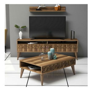 Sestava nábytku do obývacího pokoje Loop (ořech)