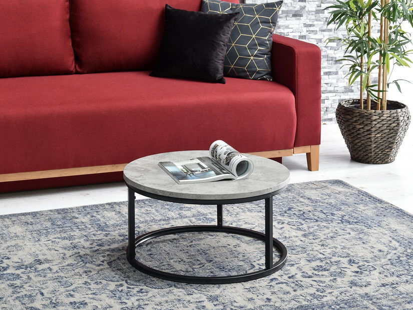 Konferenční stolek Kolja Stolek S (beton + černá)