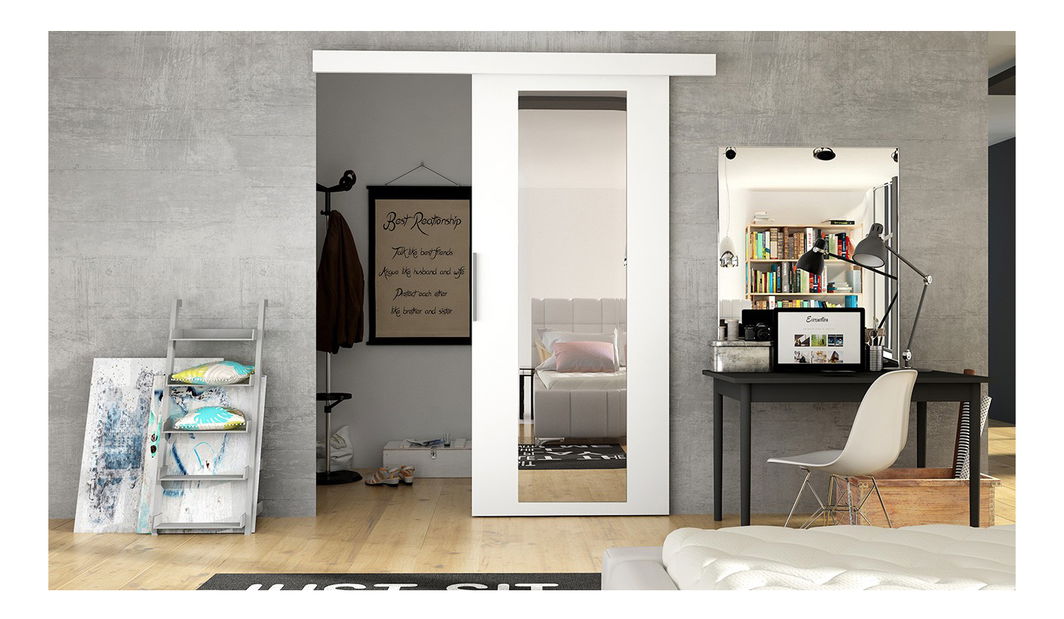 Posuvné dveře Madrazo 4 (bílá matná)