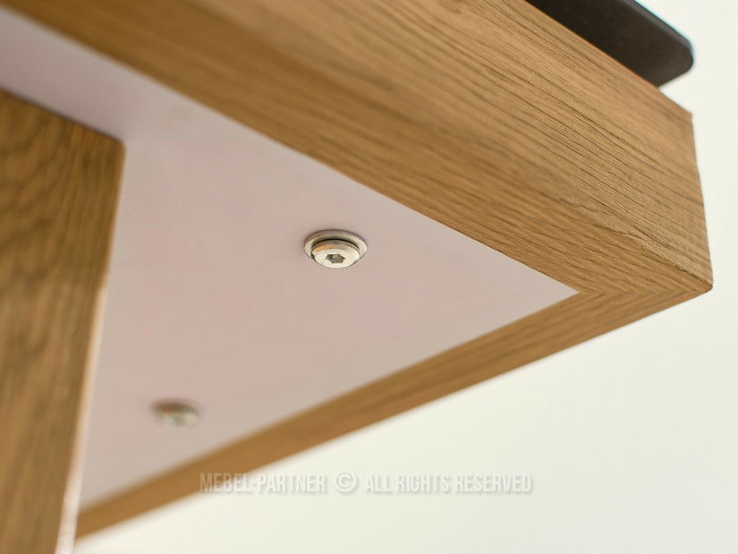 Konferenční stolek Aventajaban (černá + dub)