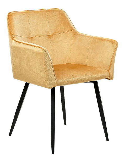 Set 2 ks jídelních židlí Jasminka (žlutá)