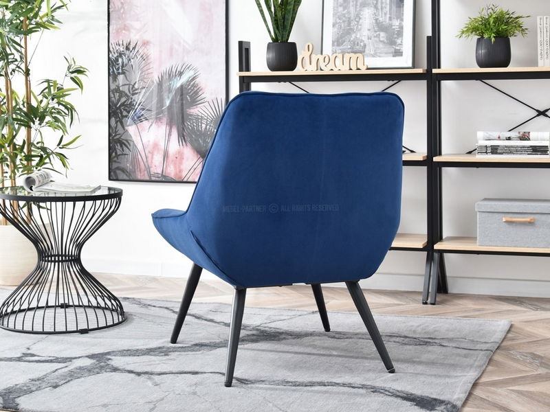 Křeslo Zolta (námořnická + černá)