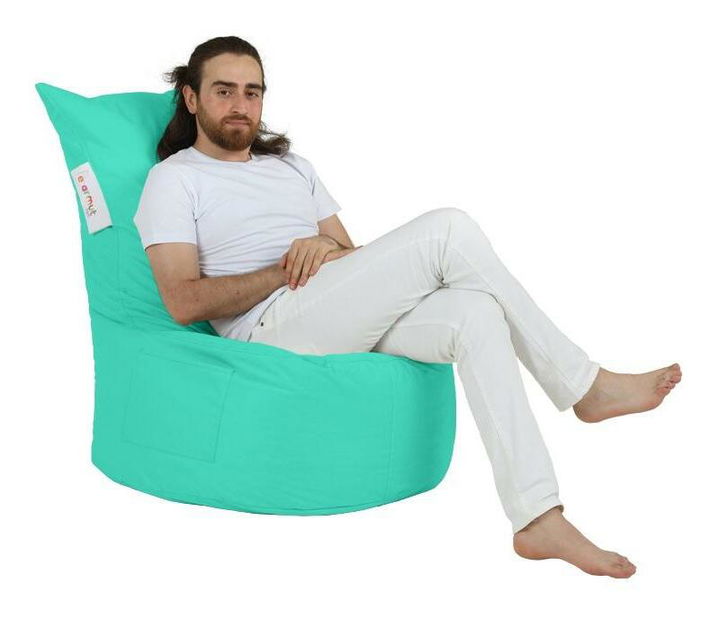 Sedací pytel Beemin (tyrkysová)