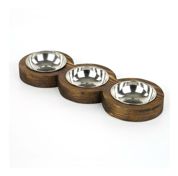 Miska na krmivo pro domácí zvířata Ninede 6 (ořech)