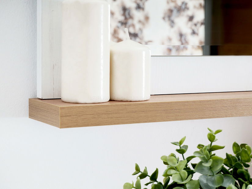 Nábytek do studentského pokoje Bajas 01 (bílý + dub)