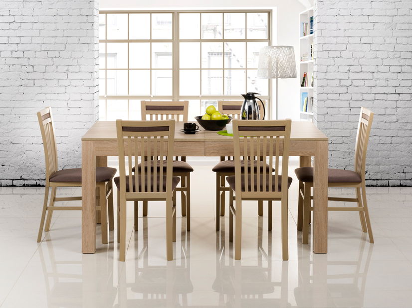 Jídelní stůl Wariba (dub sonoma) (pro 6 až 8 osob)