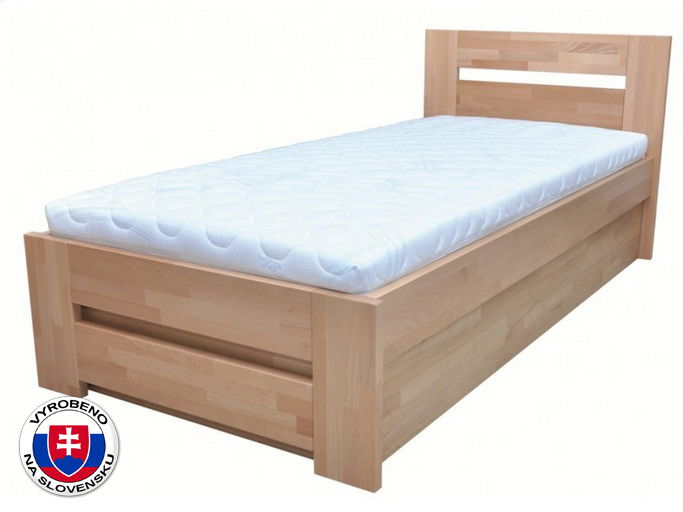 Jednolůžková postel 90 cm Nora (masiv)