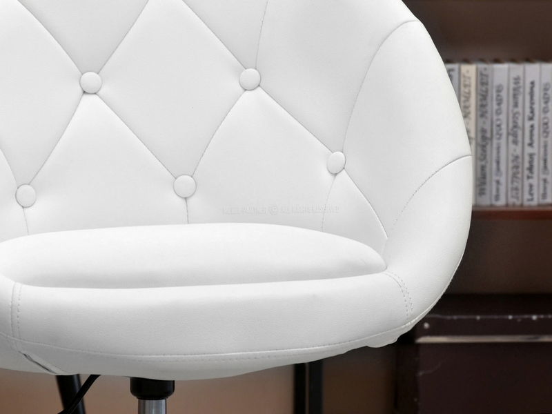 Křeslo Lush 4 (bílá + černá)