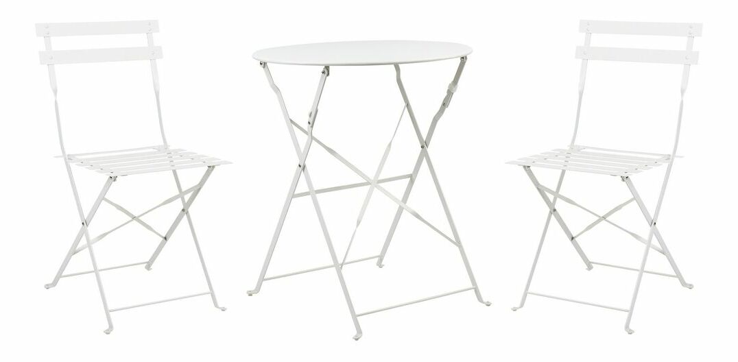 Zahradní set Flori (bílá)