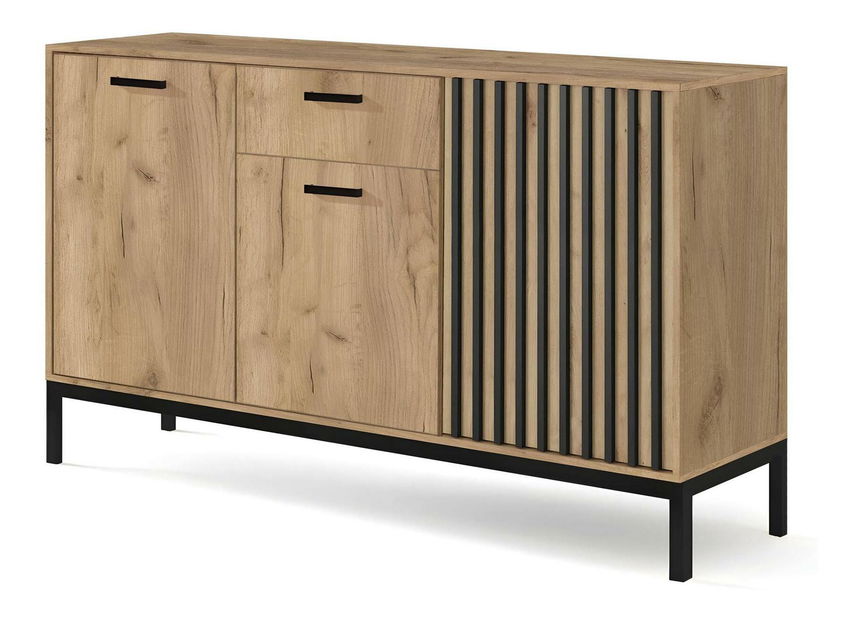 Komoda Lamello KM1 (dub craft + černá)