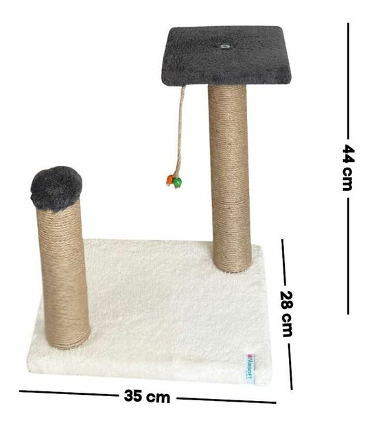 Škrabadlo pro kočky Albia (šedá)