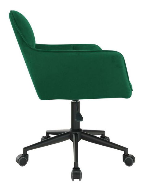 Kancelářské křeslo Hagris (smaragdová + černá)