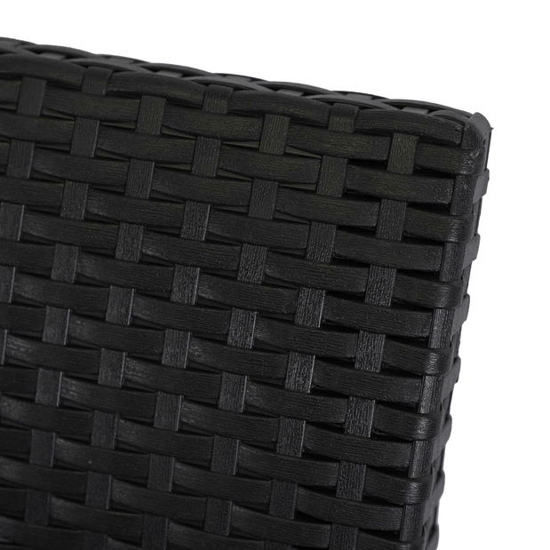 Zahradní set Consulto (černá + tmavě šedá) (pro 4 osoby)