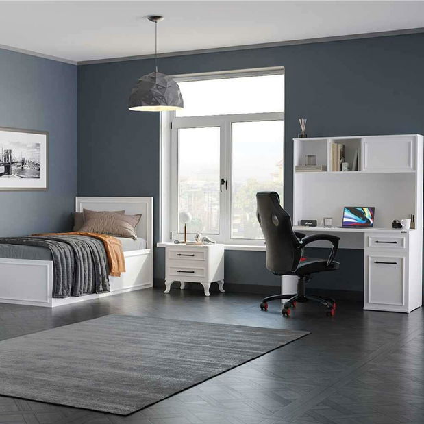 PC stolek Gefarotta 1 (bílá)